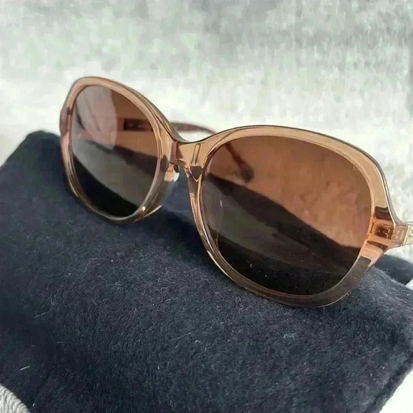 Kate Spade 57mm Yaelfs Oversize Sunglasses in Brown/ Brown Gradient NWT - Picture 3 of 7